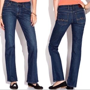 Lucky Brand Women's Size 6/28 Sweet N Low Dark Wash Distressed Bootcut J…